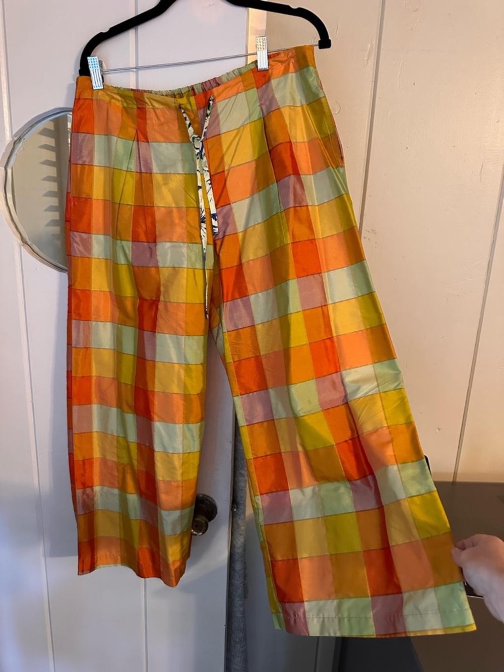 Women’s Silk Culotte Wide Leg Pant